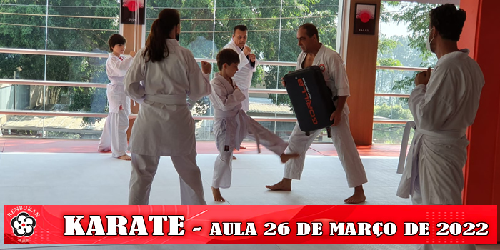 karate - Aula de 26 de Março de 2022