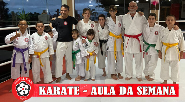Aulas de karate da Semana