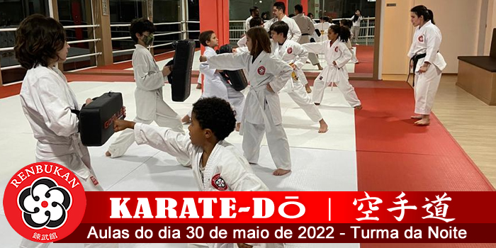 Karate - Do - Aula do dia 30 de maio de 2022
