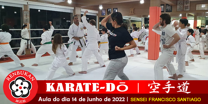 Karate-dō | Aulas do dia 14 de Junho de 2022