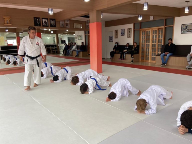 Aula de karate Infantil - Renbukan Brasil - Escola de Artes Marciais japonesas - Cotia - São Paulo - Sensei Roberto Nascimento