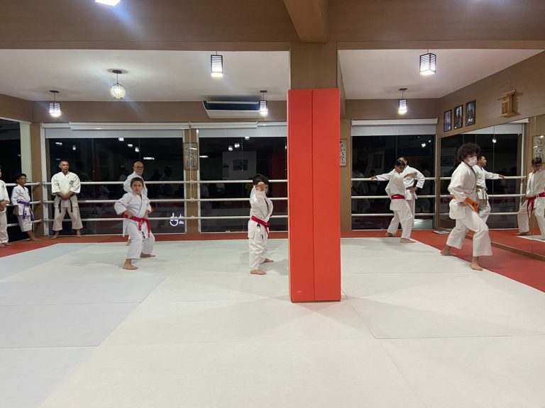 Aula de Karate em Cotia - Renbukan Brasil - Sensei Francisco Santiago - Arthur Duarte - Yago Seto - Vinni Graci