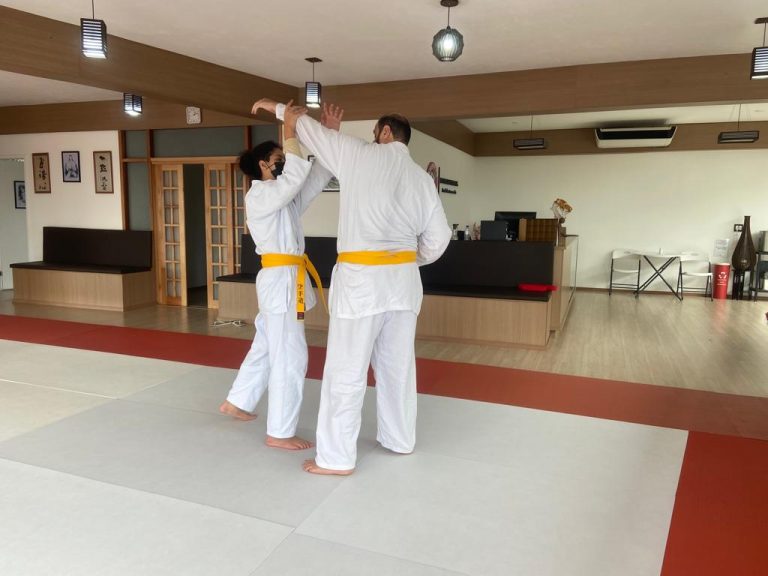 Aula de Aikido - Renbukan Brasil - Cotia - São Paulo - Sensei Djair Alves