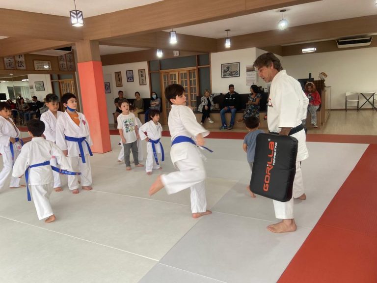 Aula de Karate Infantil - Renbukan Brasil - Escola de Artes Marciais Japonesas - Sensei Roberto Nascimento - Cotia - São Paulo (1)