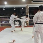 Aula de Karate Shotokan - Cotia - São Paulo - Sensei Francisco Santiago - Yago Seto