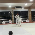 Aula de Karate Shotokan - Cotia - São Paulo - Sensei Francisco Santiago - Sensei Barbara Belafronte