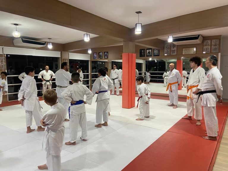 Aula de Karate Shotokan - Escola Renbukan Brasil - Sensei Francisco Santiago - Cotia - São Paulo - Arthur Duarte