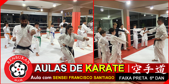 Aulas de Karate-Dō em Cotia - São Paulo - com Renbukan Brasil - Escola de Artes Marciais