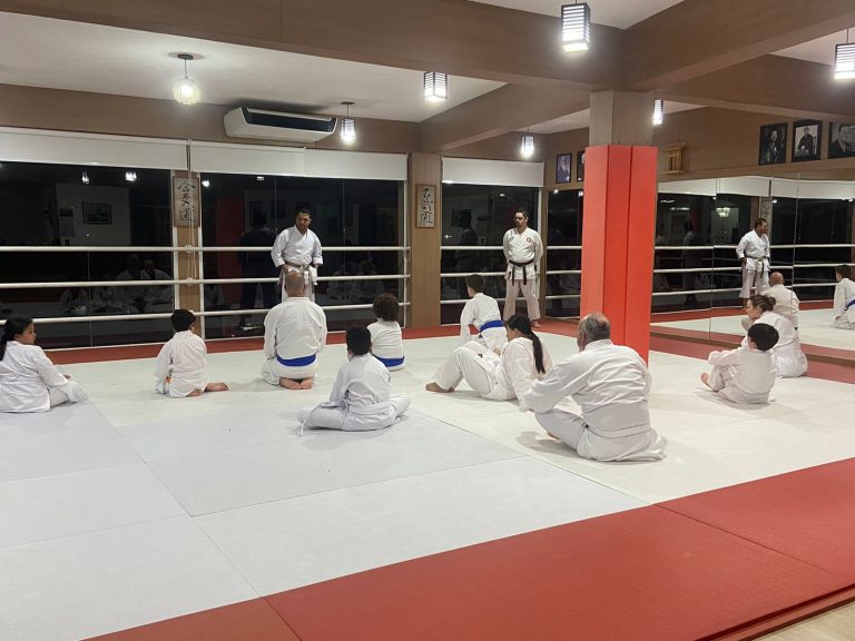 Aula de karate Shotokan - Renbukan Brasil - Escola de artes Marciais - Sensei Francisco Santiago -Cotia - São Paulo 11
