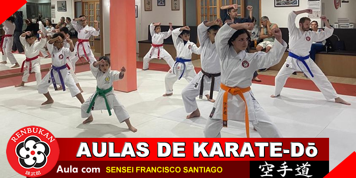 Aulas de karate Shotokan - Cotia - São Paulo - Renbukan Brasil - Sensei Francisco Santiago - Sensei Barbara Belafronte - Fiorella Bonaguro -