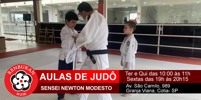 Aulas de Judô em Cotia – São Paulo - Sensei Newton Nascimento
