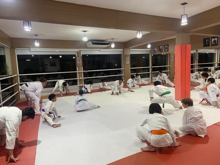 Aula de Karate com Sensei Francisco Santiago - Renbukan Brasil - Escola de Artes Marciais Japonesas - Cotia - São Paulo - Fiorella Bonaguro - Artur Duarte