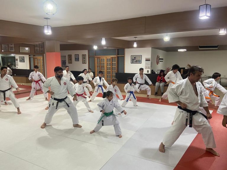 Aula de karate Shotokan - Renbukan Brasil - Escola de Artes Marciais Japonesas - Cotia - São Paulo - Sensei Francisco Santiago (16)
