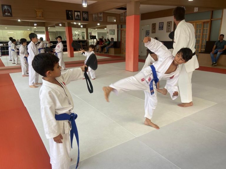 Aula de karate para crianças e adolescentes - Renbukan Brasil - Escola de Artes Marciais Japonesas - Cotia - São Paulo - Sensei Roberto Nascimento