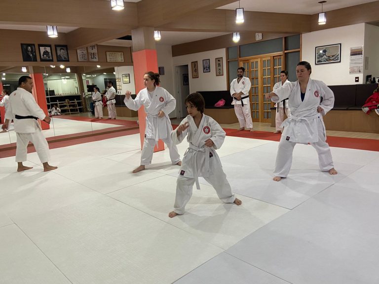 Aulas de karate Cotia - São Paulo - Sensei Francisco Santiago - Sensei Barbara Belafronte - Renbukan Brasil - Escola de Artes Marciais Japonesas