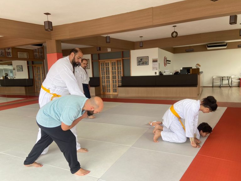 Aula de Aikido - Renbukan Brasil - Escola de Artes Marciais Japonesas - Sensei Djair Alves - Cotia - São Paulo - Aikido para crianças (12)