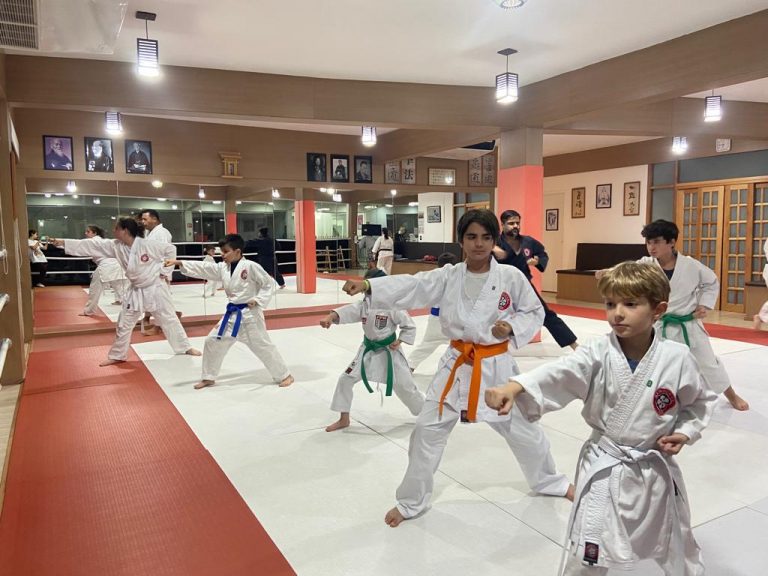 Aula de Karate - Renbukan Brasil - Escola de Artes Marciais Japonesas - Sensei Francisco Santiago - Fiorella Bonaguro - Cotia - São Paulo (3)