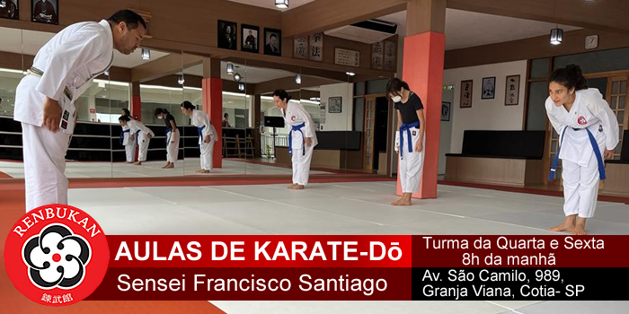 Aulas de Karate-Dō - Turma de Quarta e Sexta - Cotia - São Paulo