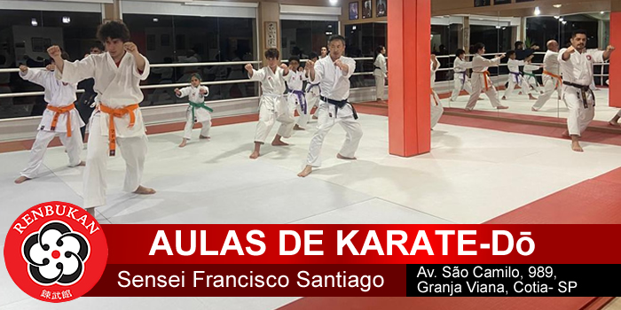Aula de Karate-Dō com Sensei Francisco Santiago