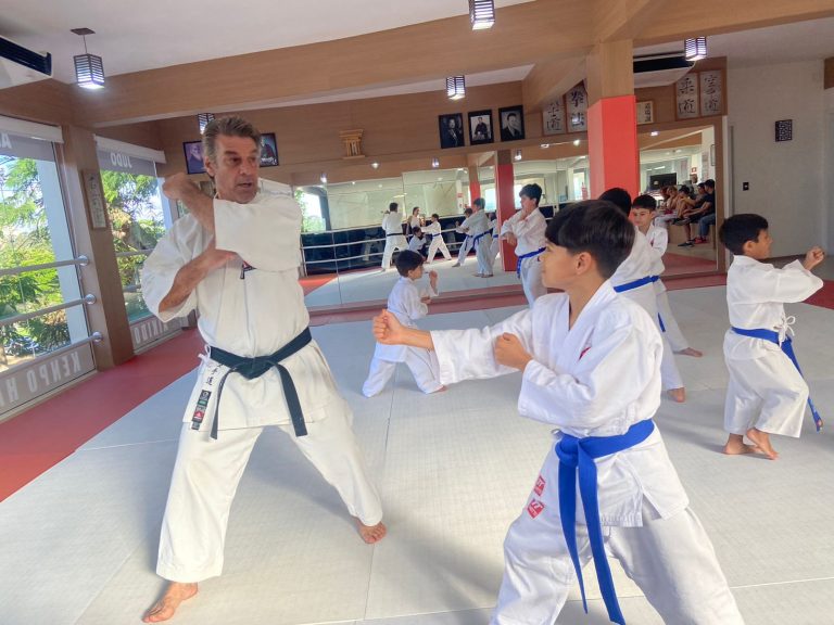 Aulas de karate - Renbukan Brasil - Escola de Artes Marciais - Cotia - São Paulo - Sensei Francisco Santiago - Sensei roberto Nascimento