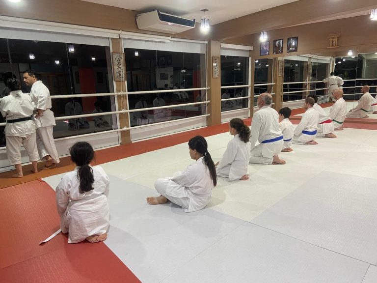 Aula de Karate-do - Sensei Francisco Santiago - Renbukan Brasil - Escola de Artes Marciais Japonesas - Barbara Belafronte