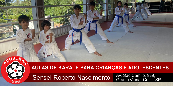 Aulas de Karate-Dō para crianças e Adolescentes - Cotia - São Paulo