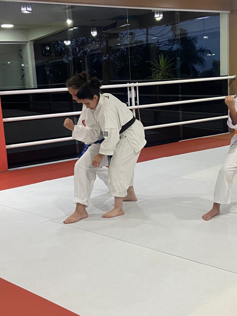 Aula de Karate Shotokan - Renbukan Brasil - Escola de Artes Marciais Japonesas - Cotia - São Paulo - Sensei Francisco Santiago - Barbara Belafronte (38)