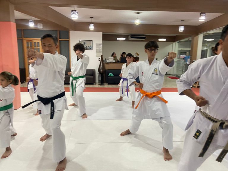 Aula de Karate Shotokan - Sensei Francisco Santiago - Renbukan Brasil - Escola de Artes Marciais Japonesas - Cotia - São Paulo - Fiorella Bonaguro(3)