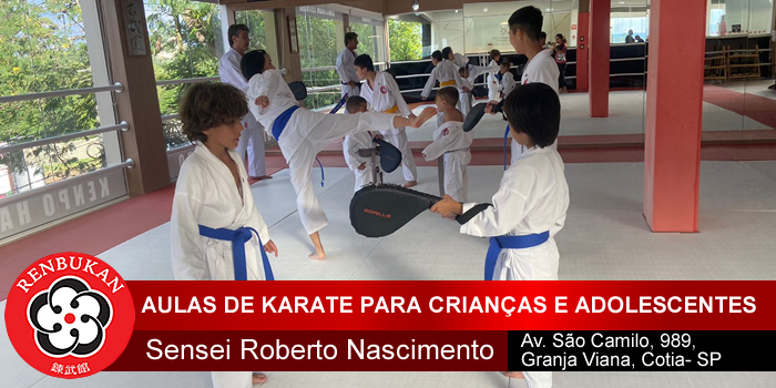 Aula de Karate para crianças e Adolescente - Cotia - São Paulo