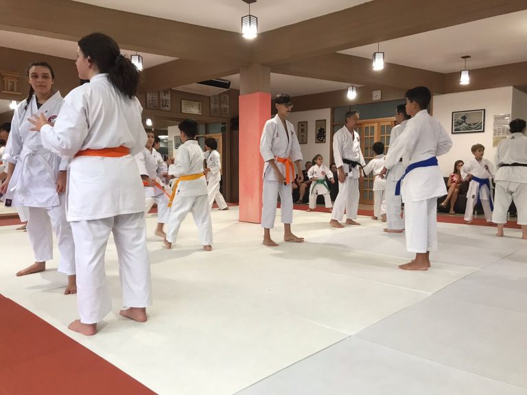 Aulas de Karate Shotokan - Sensei Francisco Santiago - Renbukan Brasil - Escola de artes Marciais Japonesas - Cotia - São Paulo - Defesa Pessoal - Fiorella Bonaguro
