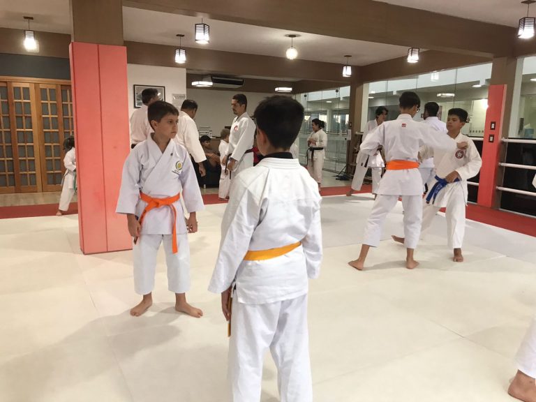 Aulas de Karate Shotokan - Sensei Francisco Santiago - Renbukan Brasil - Escola de artes Marciais Japonesas - Cotia - São Paulo - Defesa Pessoal - Sensei Francisco Santiago - Arthur Duarte