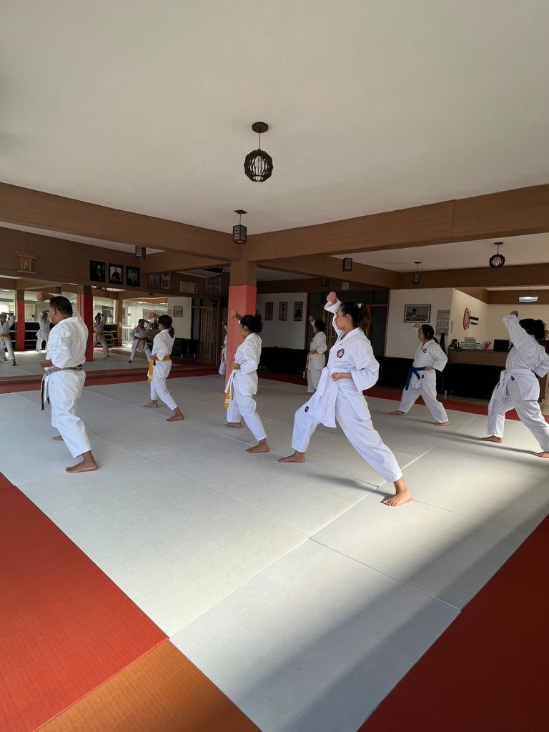 Aula de Karate Feminino - Sensei Francisco Santiago - Escola Renbukan Brasil - Carapicuiba, Cotia, Vargem Grande Paulista , São Paulo