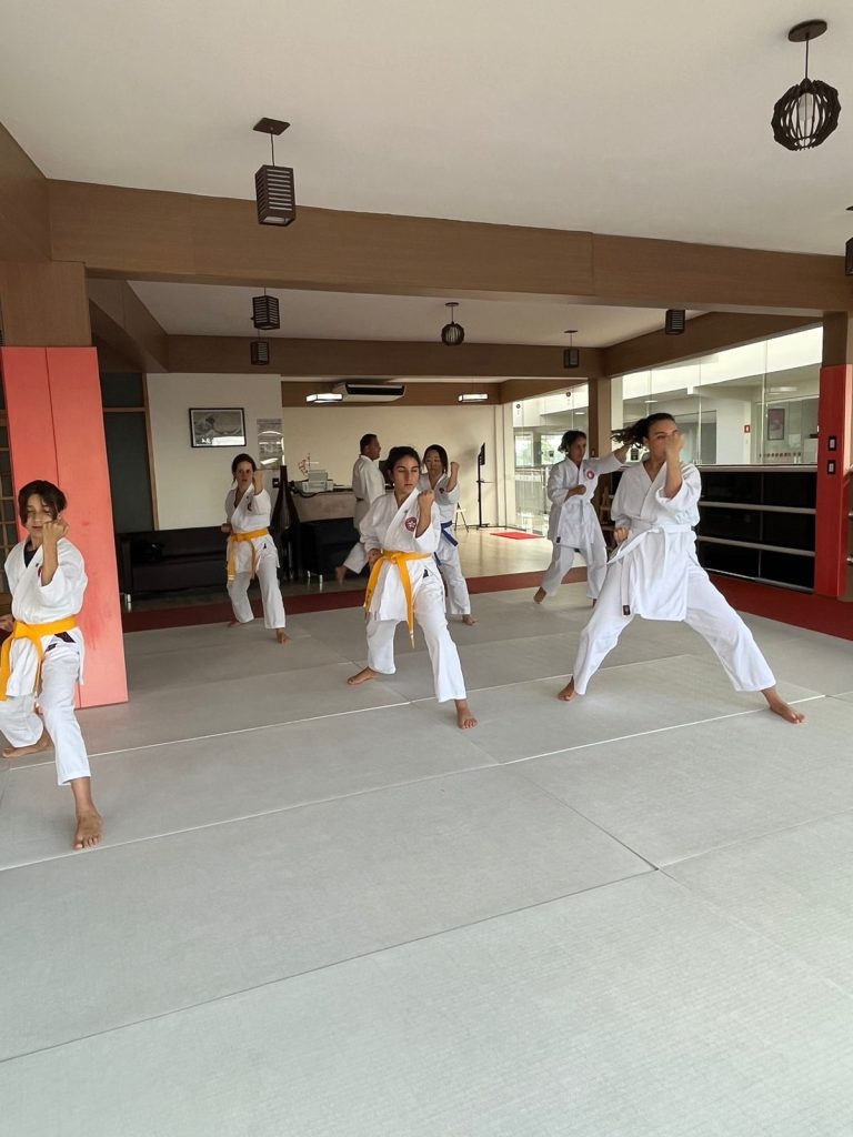 Aula de Karate Feminino - Sensei Francisco Santiago - Escola Renbukan Brasil - , Jardim Euzinha, Carapicuiba , São Paulo