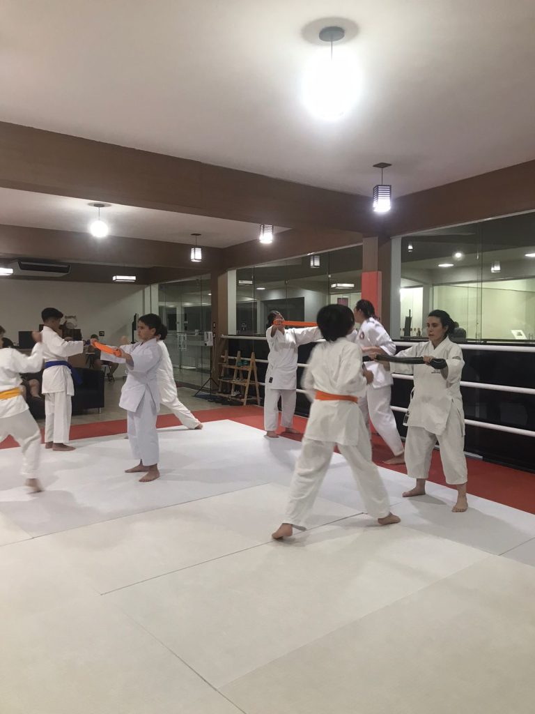 Aulas de 23 de Março de 2023 - Karate Shotokan - Sensei Francisco Santiago - Renbukan Brasil - Escola de Artes Marciais Japonesas - Cotia - São Paulo - Sensei Barbara Belafronte