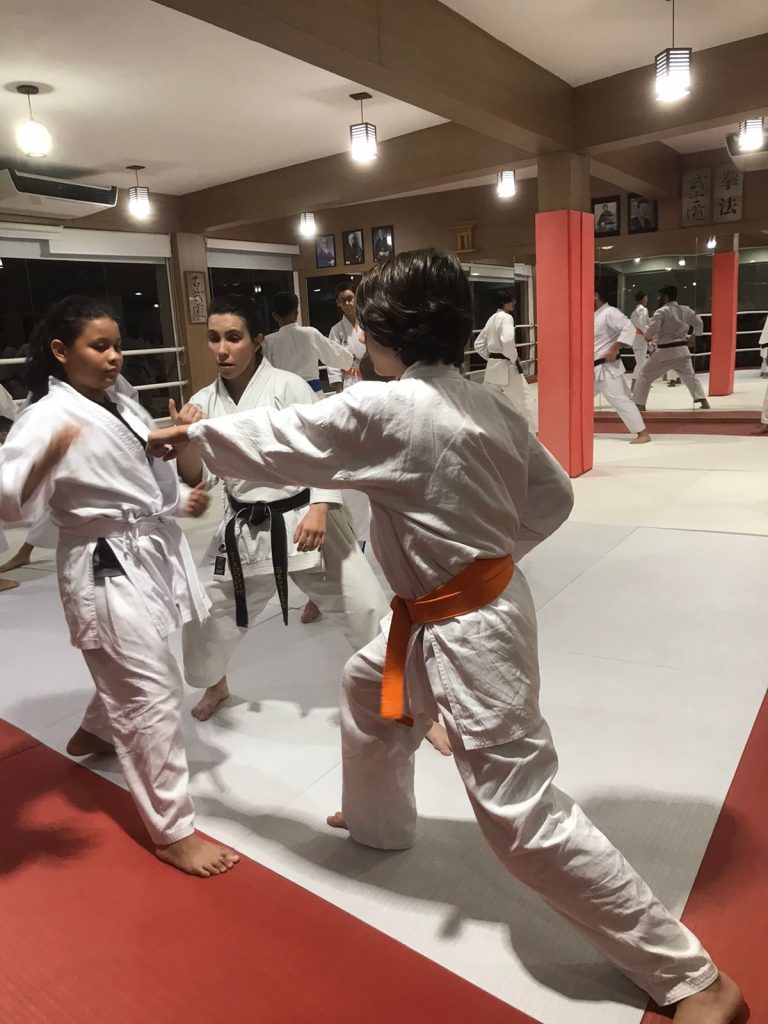 Aulas de 21 de Março de 2023 - Karate Shotokan - Sensei Francisco Santiago - Renbukan Brasil - Escola de Artes Marciais Japonesas - Cotia - São Paulo - Sensei Barbara Belafronte