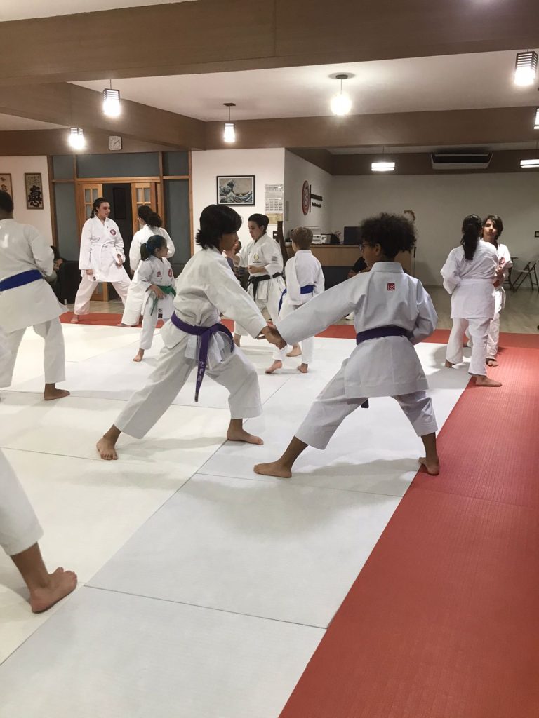 Aulas de 21 de Março de 2023 - Karate Shotokan - Sensei Francisco Santiago - Renbukan Brasil - Sensei Bárbara Belafronte - Cotia - São Paulo - Fiorella Boanguro - Yago Seto -