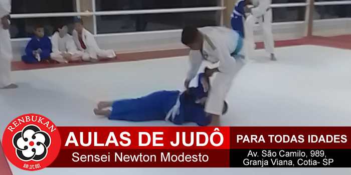 Aulas de Judo com sensei Newton Modesto